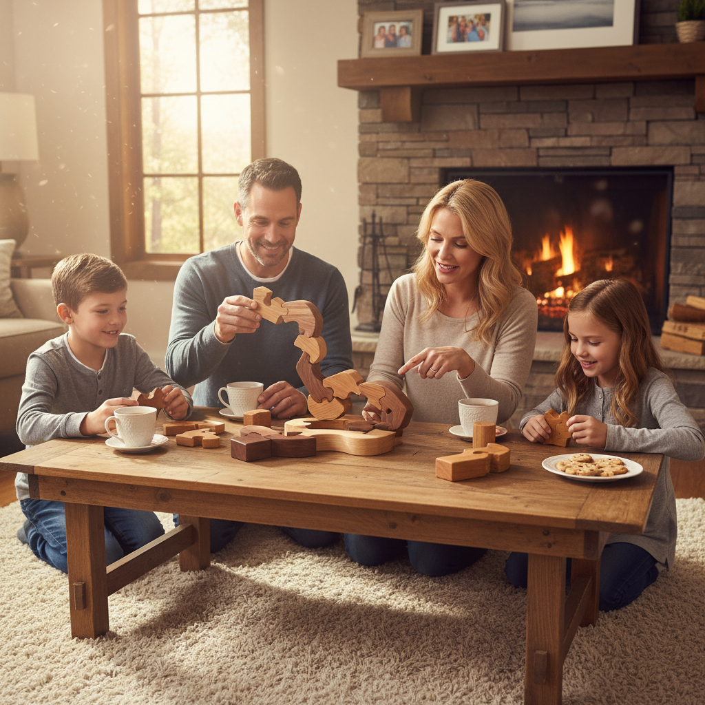 Puzzle Wood Block For Family Bonding