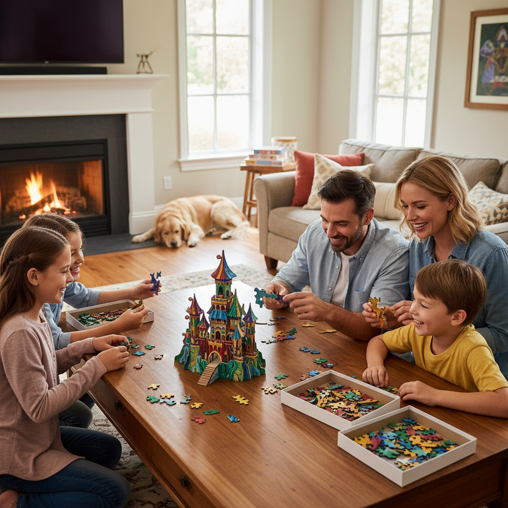 3d Puzzle For Family Bonding