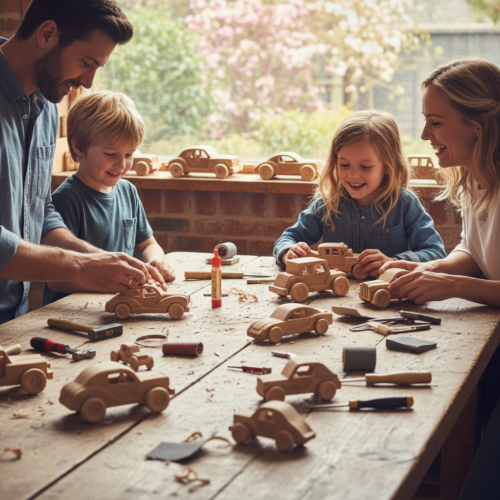 Wooden Model Cars For Family Bonding