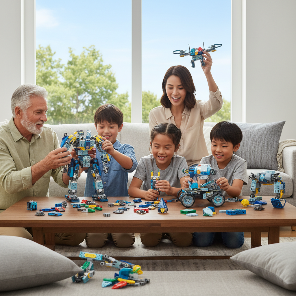 Robot Blocks For Family Bonding