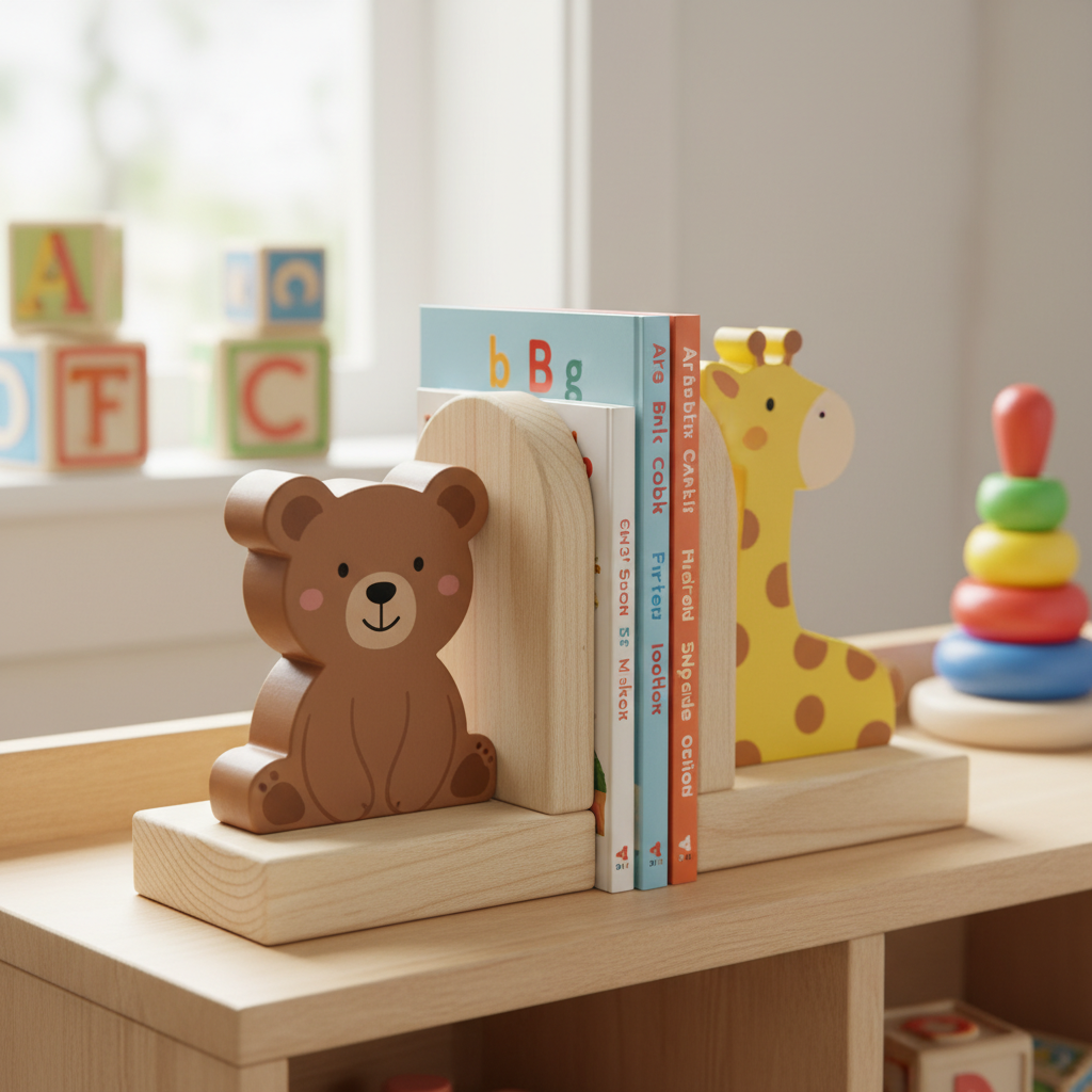 Wooden Bookends For Early Childhood Development