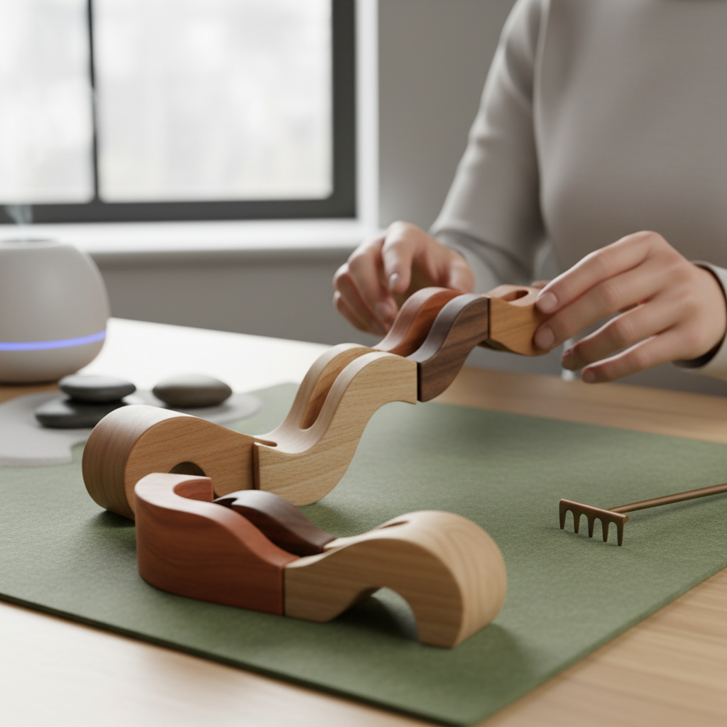 Puzzle Building Blocks For Stress Relief