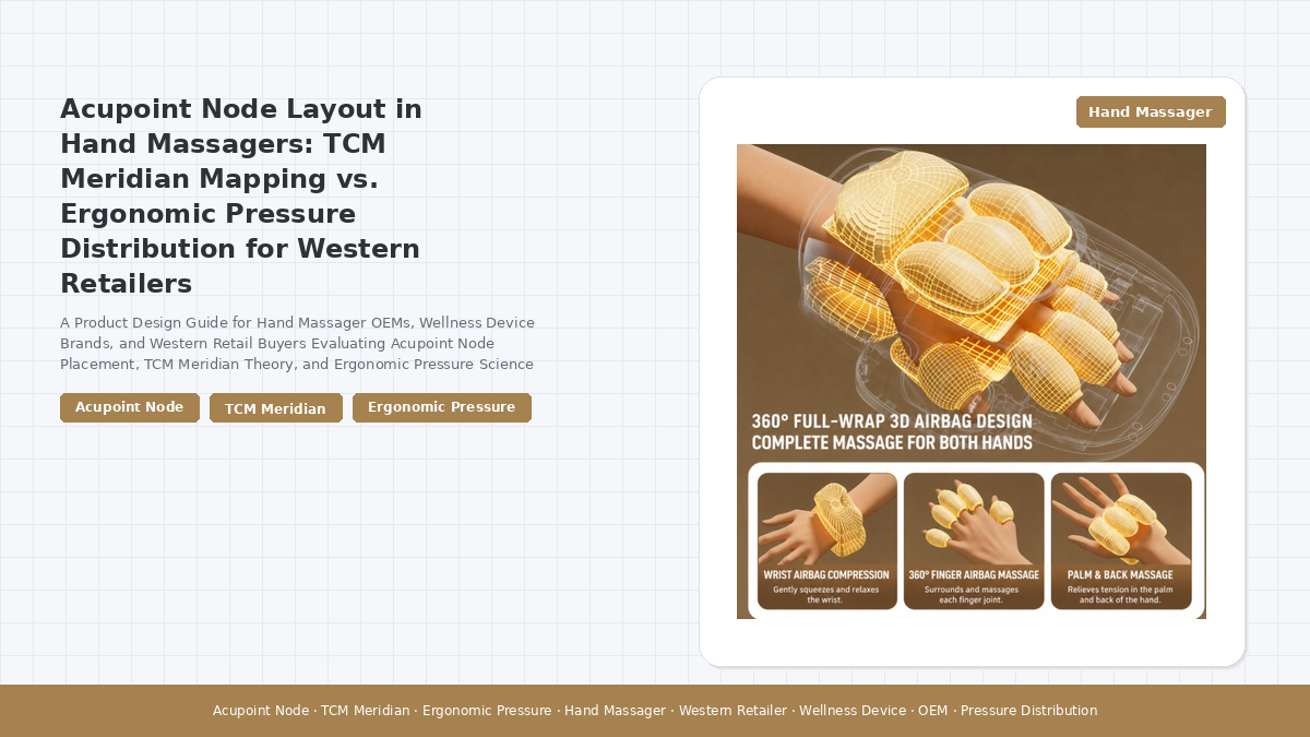 Acupoint Node Layout in Hand Massagers: TCM Meridian Mapping vs. Ergonomic Pressure Distribution for Western Retailers