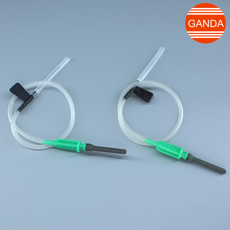 The Structure and Operation of the Single-Wing Blood Drawing Needle