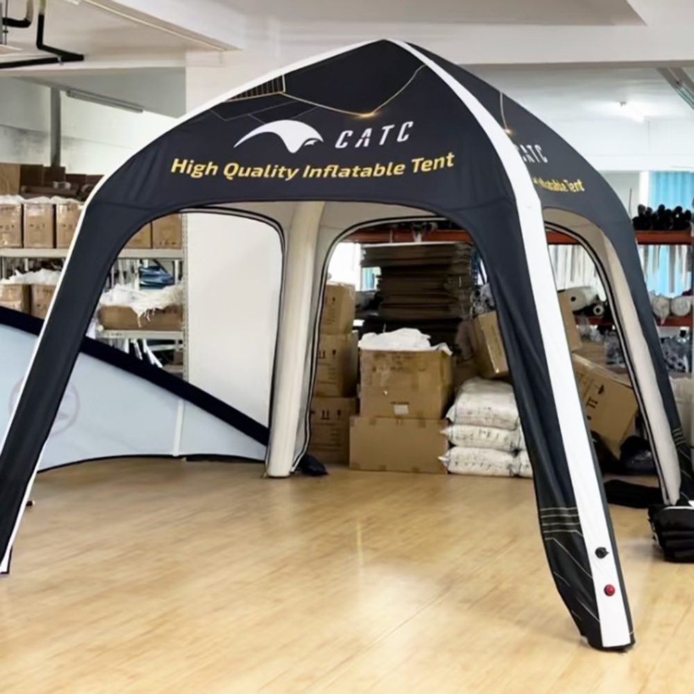 Modular Airtight Inflatable Yurt-Tent - 3-Way Entrance Information & Greeting Center