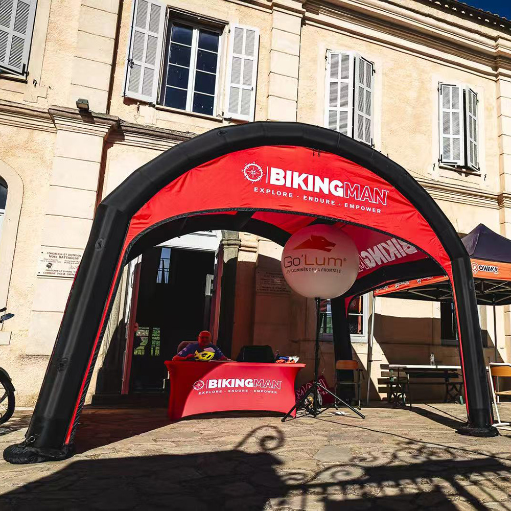 Portable Airtight Inflatable N-Tent - High-Visibility Entrance Canopy for Sports