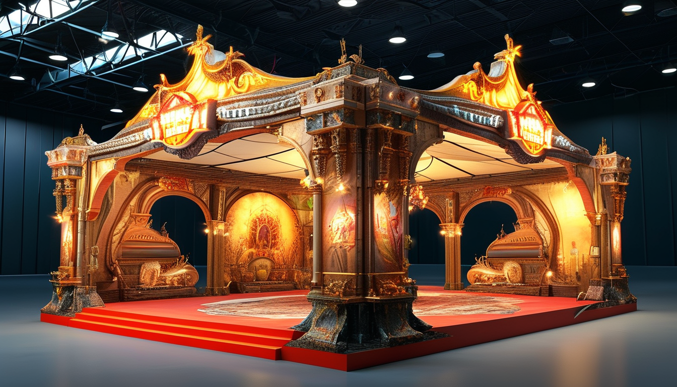 Inflatable Pavilion For Music Festival Brand Activation Booths