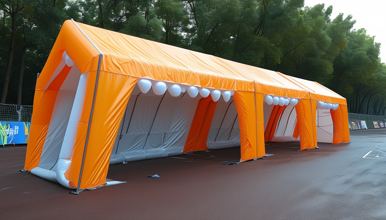 3m Inflatable Tent For Marathon Race Finish Line Advertising