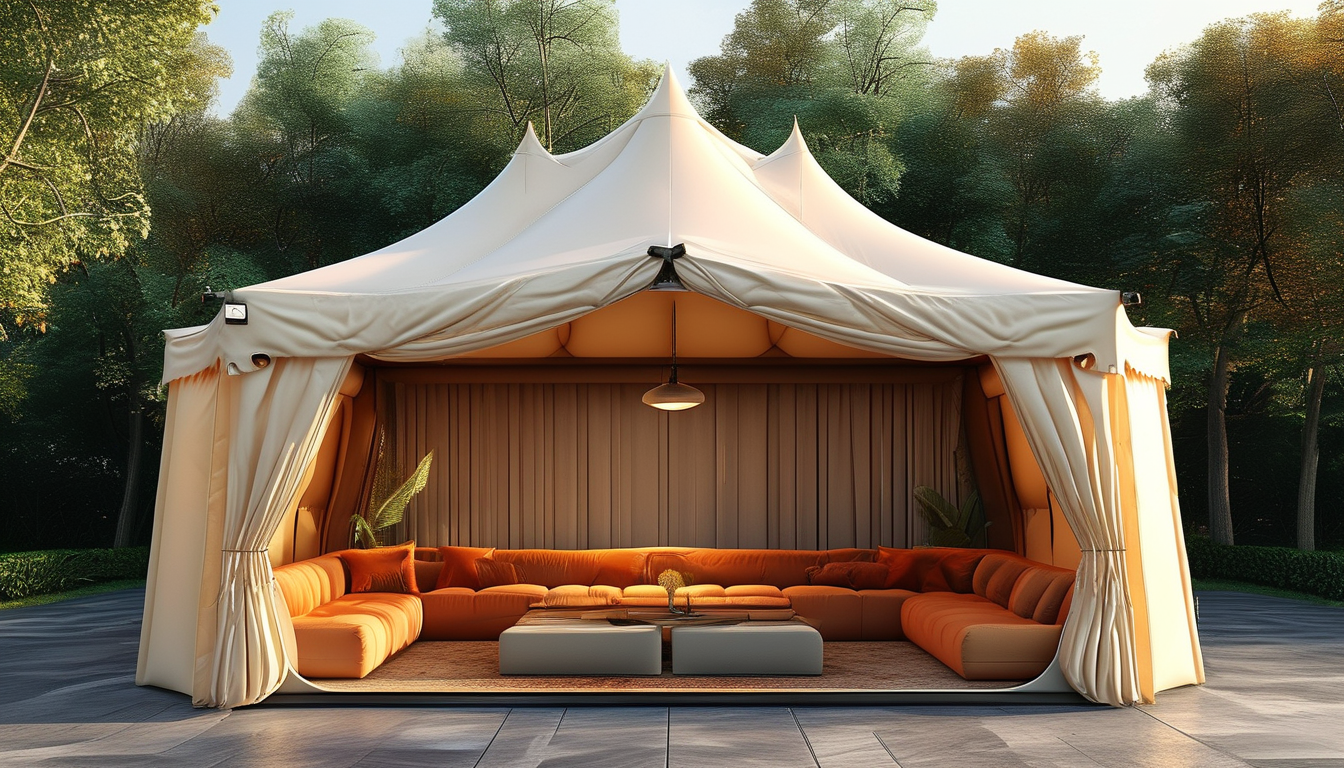 Inflatable Tent House Rental For Luxury Outdoor Hospitality VIP Lounges