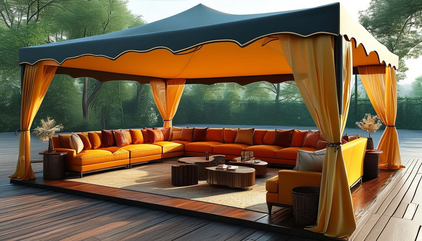 Event Tent For Luxury Outdoor Hospitality VIP Lounges