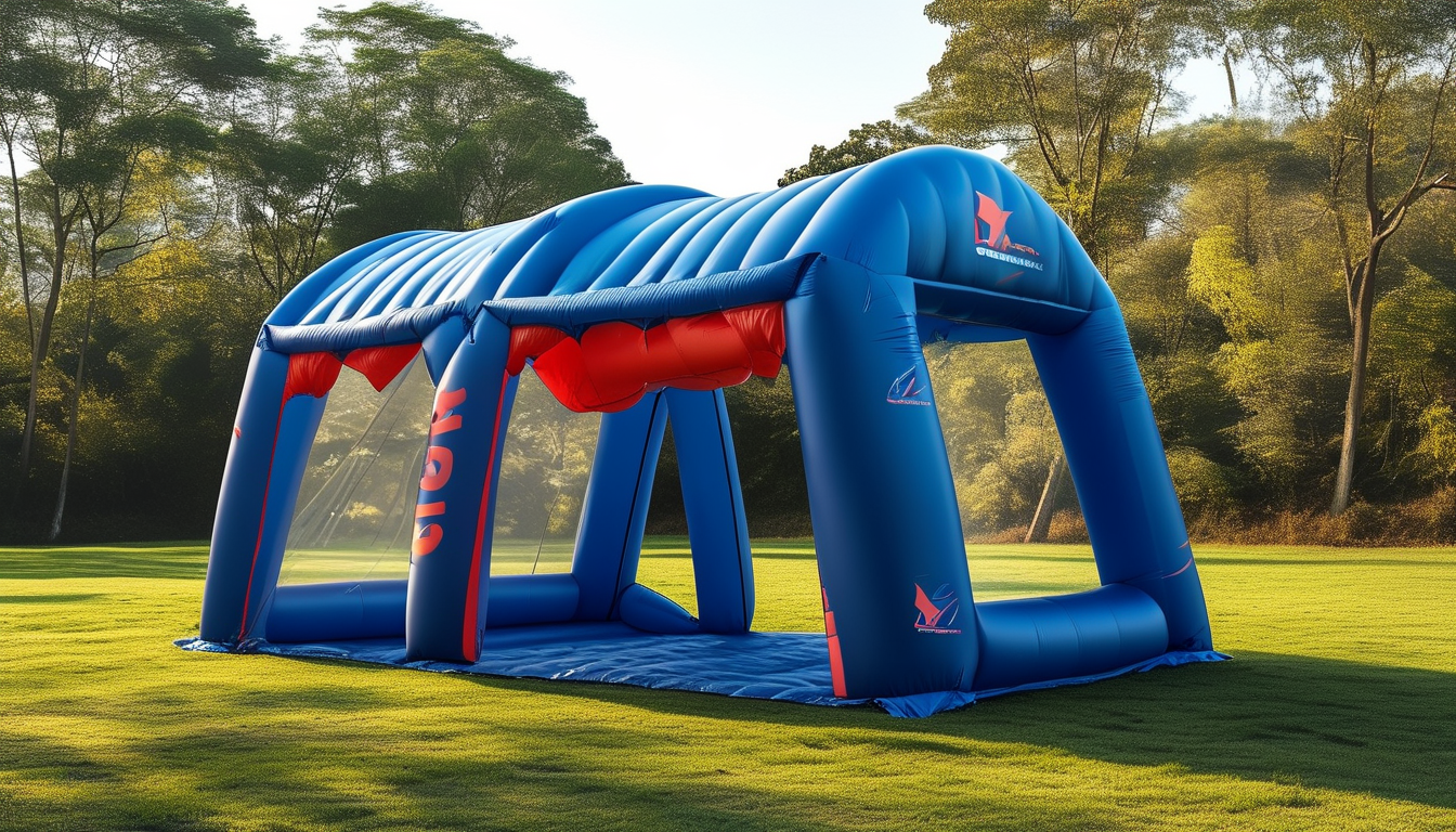 Inflatable Tent Design For Outdoor Sports Event Brand Sponsorship