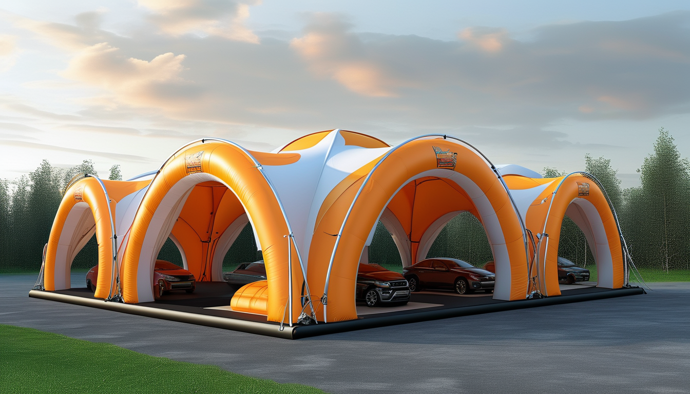 Air Dome Inflatable Tent For Automotive Product Launch Roadshows