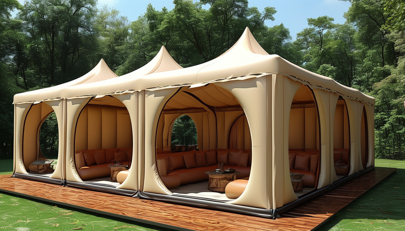 Inflateable Tent For Luxury Outdoor Hospitality VIP Lounges