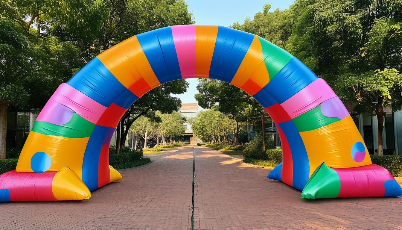 Inflatable Marathon Arch For Corporate Outdoor Team Building Events