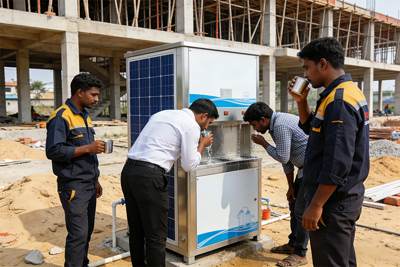 Providing 'Sunshine Direct Drinking' for Bangladeshi Construction Workers: Anhui Baolv Optoelectronics Innovative Solution Solves the Difficulties of Safe and Cost Effective Drinking Water on Construc