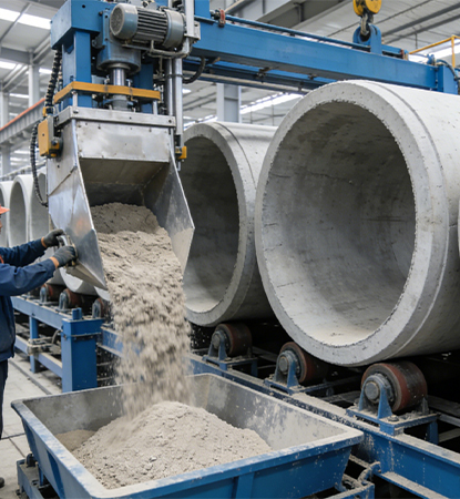 Application Innovation: Ultrafine Powder Helps the Upgrade of Precast Concrete Pipe Pile Industry