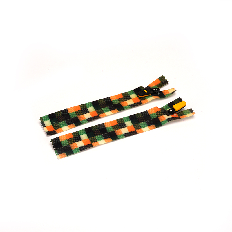 5# Waterproof Nylon Check Pattern Tape Zipper