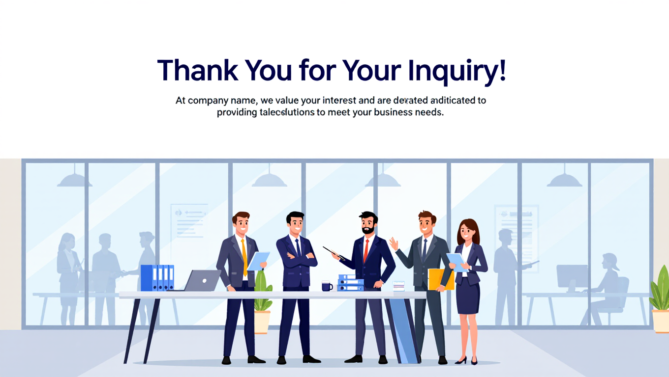 Thank You for Your Inquiry!