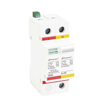 VB40Modular Type 1 +Type 2 AC Surge Protective Device for Main Distribution