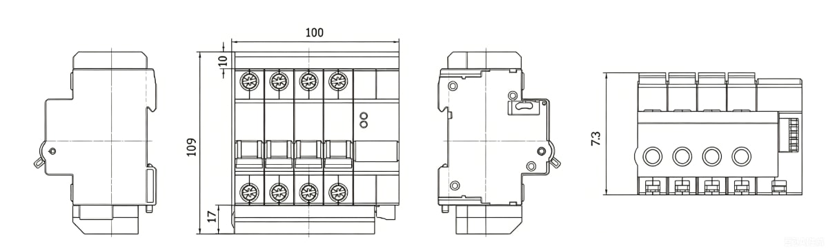 VD10 Modular Type 3AC Surge Protective Device for Main Distribution detail (1)