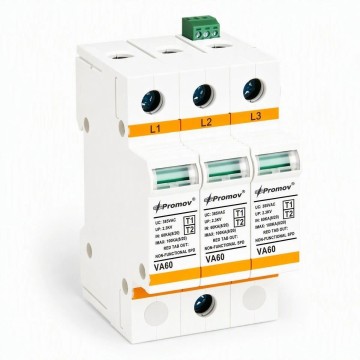 VA60 Modular Type 1 AC Surge Protective Device for Main Distribution