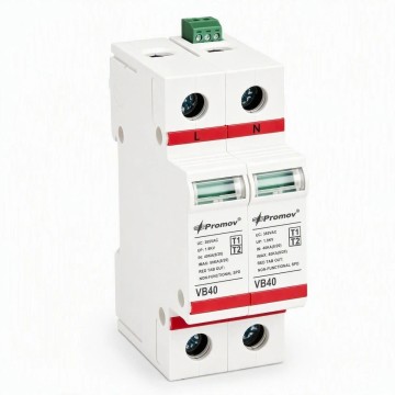 VB40Modular Type 1 +Type 2 AC Surge Protective Device for Main Distribution