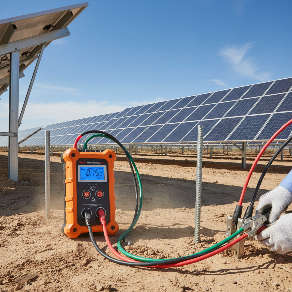 Grounding Resistance Meter For Industry Photovoltaic