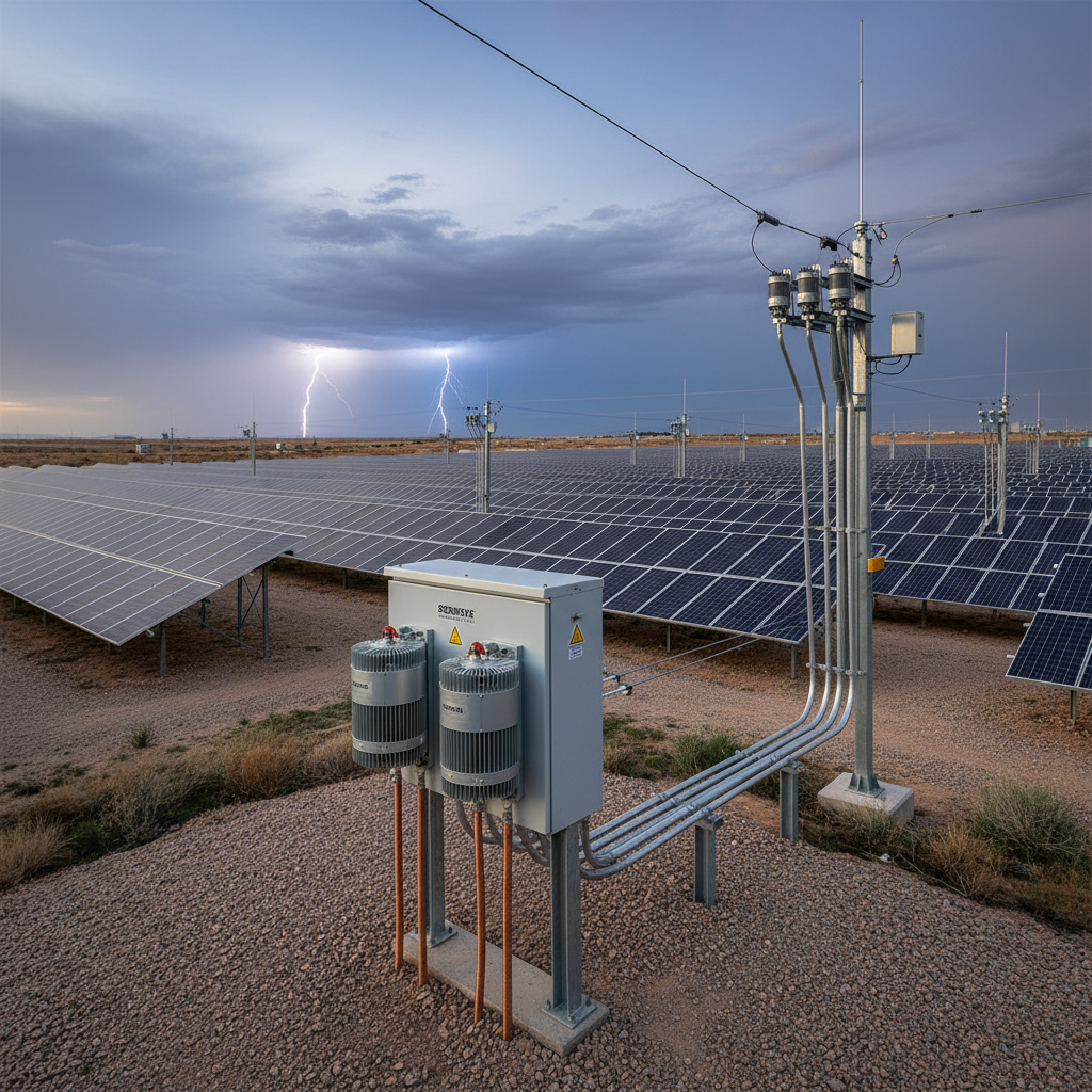 Surge Arrest For Solar Farms