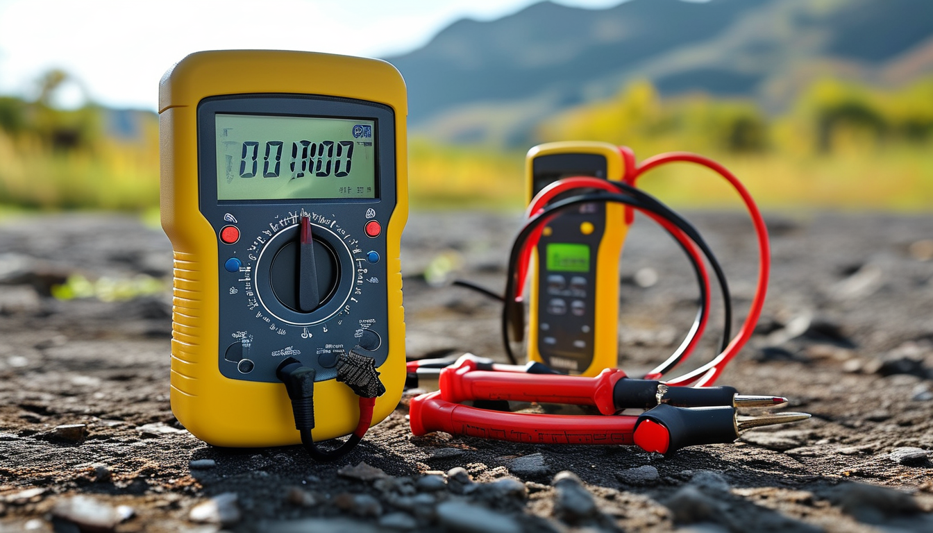 Ground Resistance Clamp Meter For Energy Storage Systems