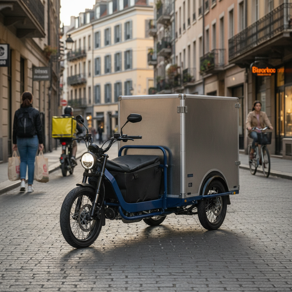 3 Wheel Cargo Motorcycle For Last-mile Delivery