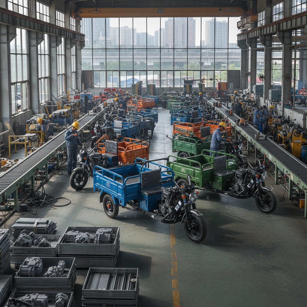 Diesel Tricycle Manufacturer For Urban Cargo Transport