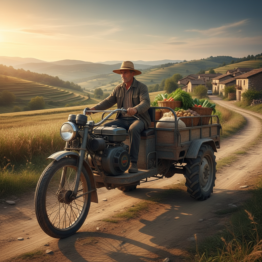 Diesel Agricultural Tricycle For Last-mile Delivery