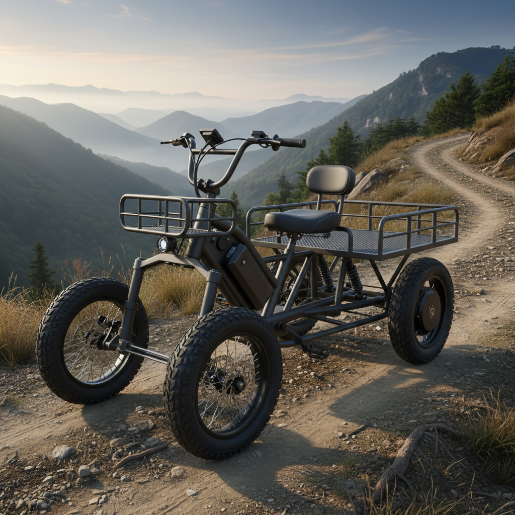 Heavy-Duty Electric Tricycle For Rough-road And Hilly Areas