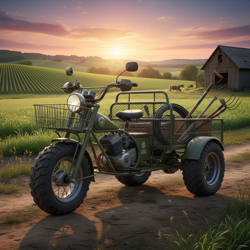 3 Wheel Farm Bike For Farm And Agricultural Use