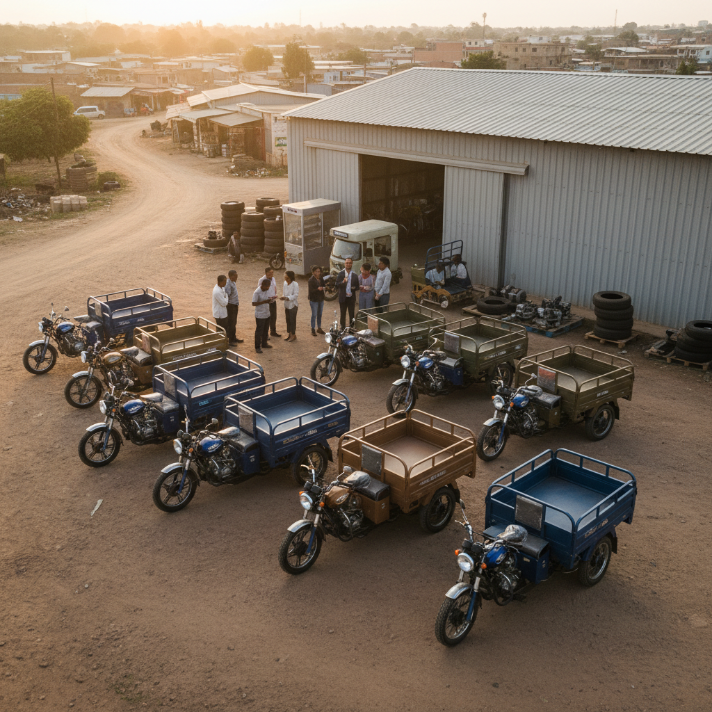 Diesel Tricycle Supplier For Small Business Delivery