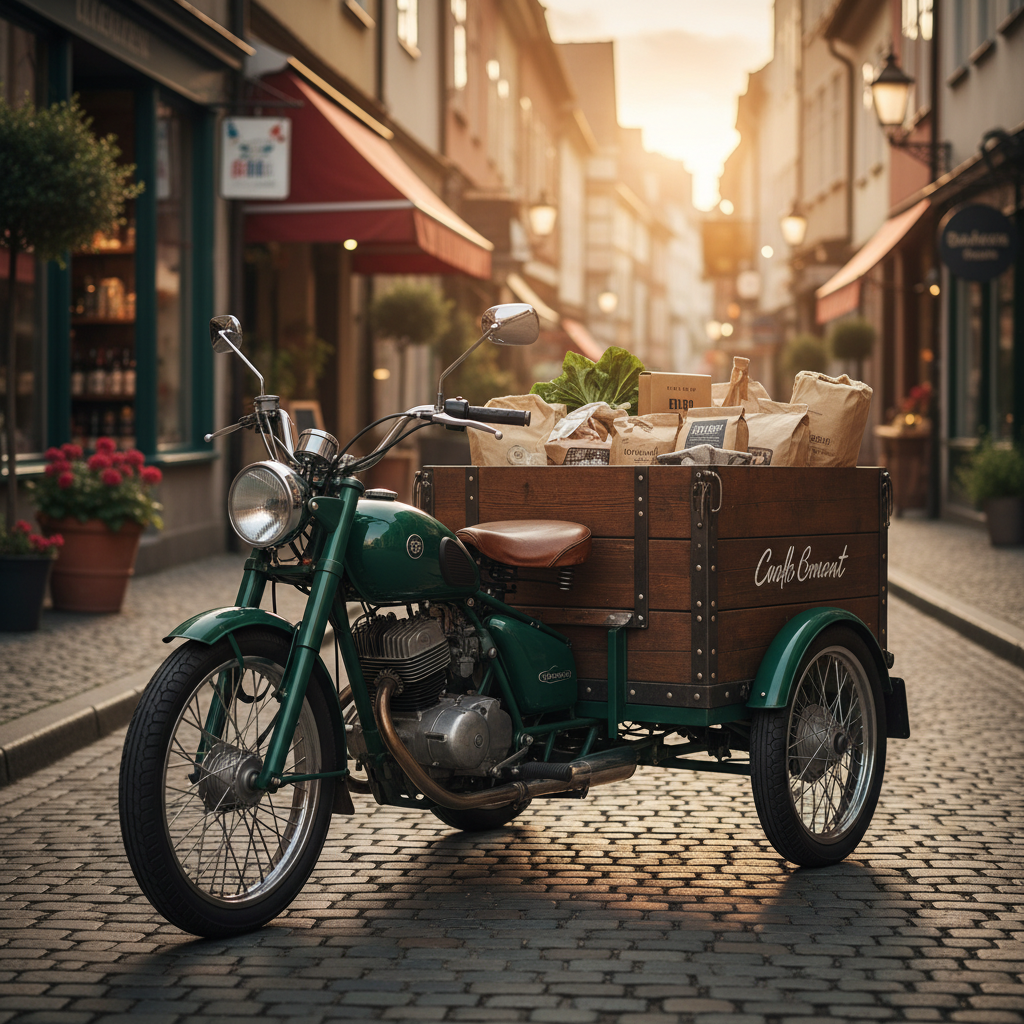 Tricycle Motorcycle For Small Business Delivery