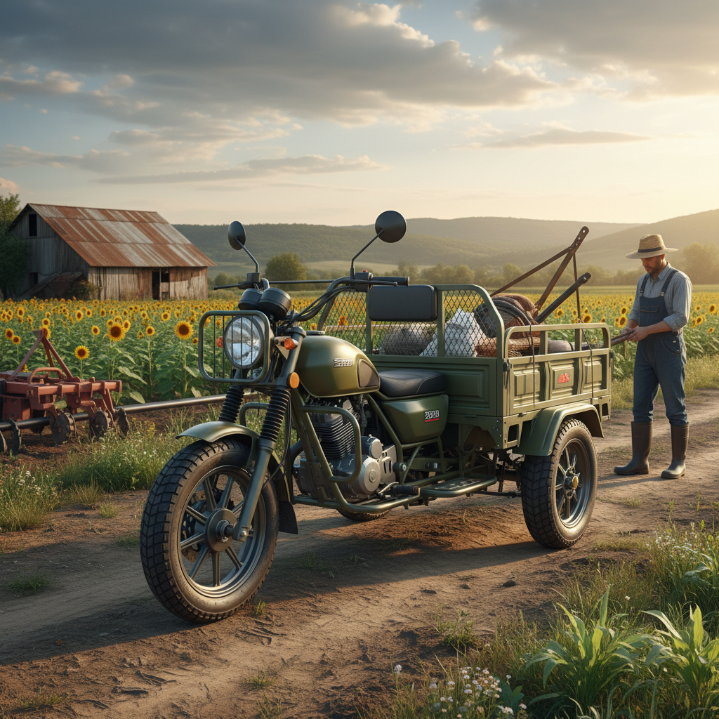 250cc Three Wheel Motorcycle For Farm And Agricultural Use