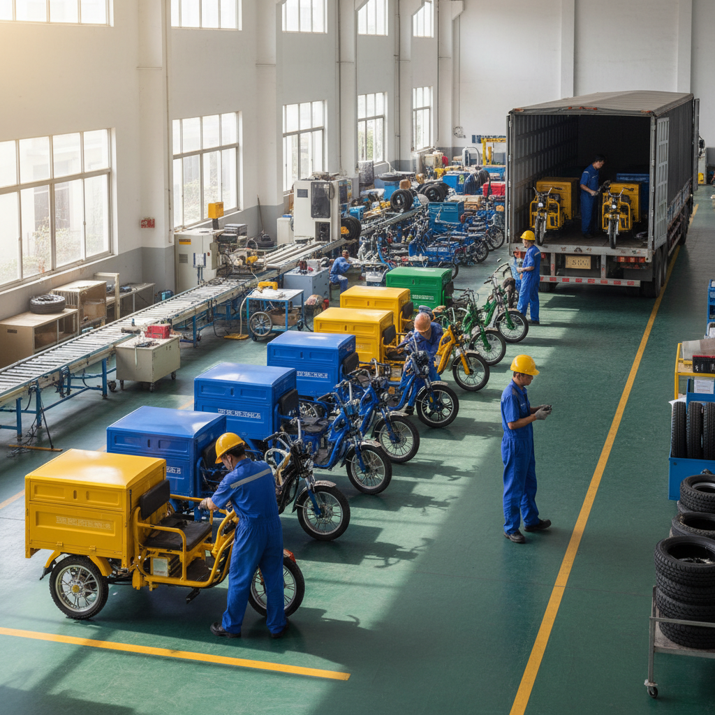 Electric Tricycle Manufacturer For Small Business Delivery
