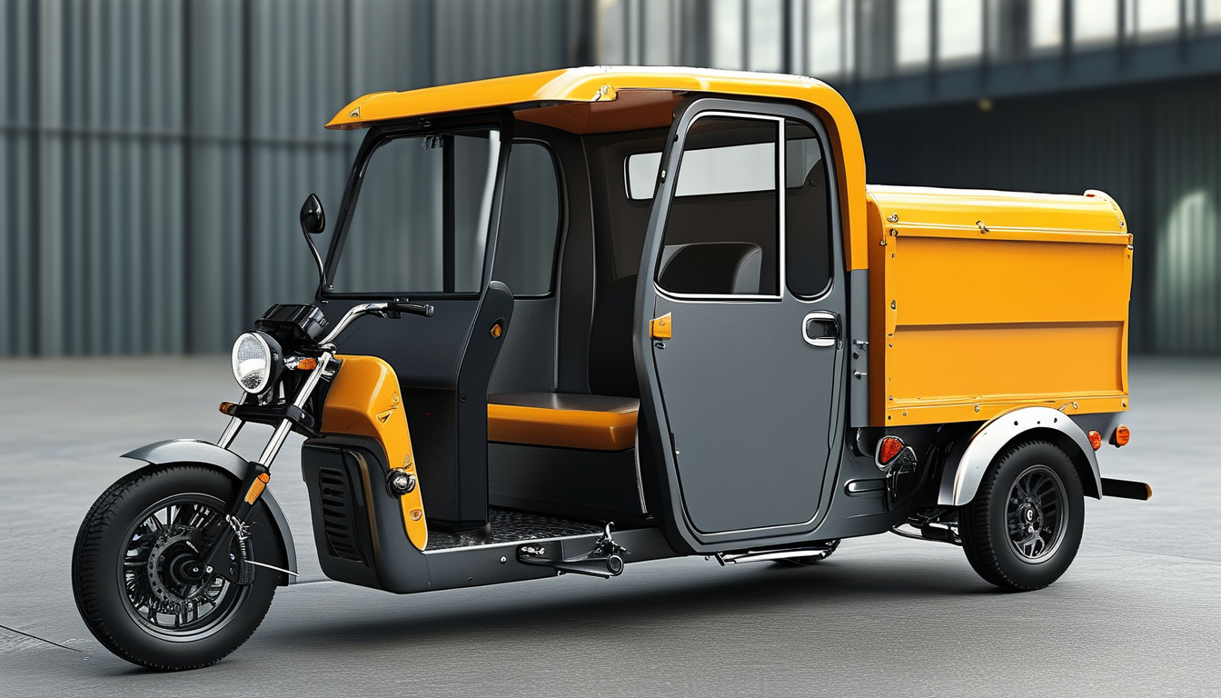 Cargo Diesel Tricycle For Small Business Delivery