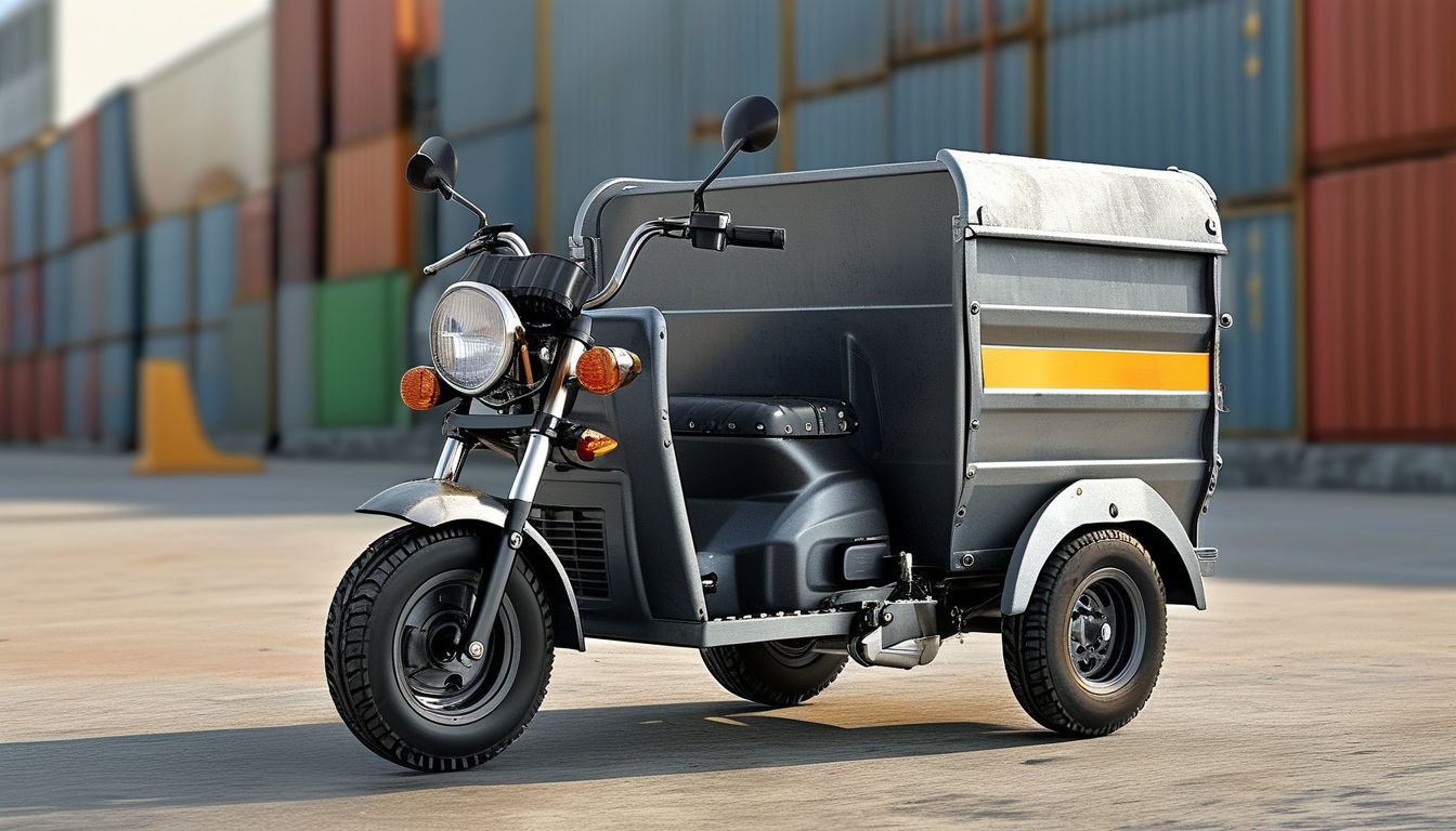 Diesel Construction Site Tricycle For Small Business Delivery
