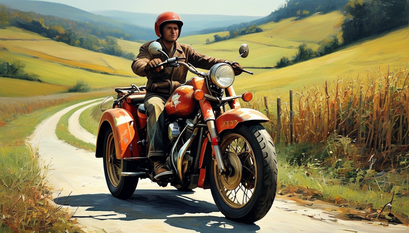 Three Wheeled Motorcycle For Rural Transportation