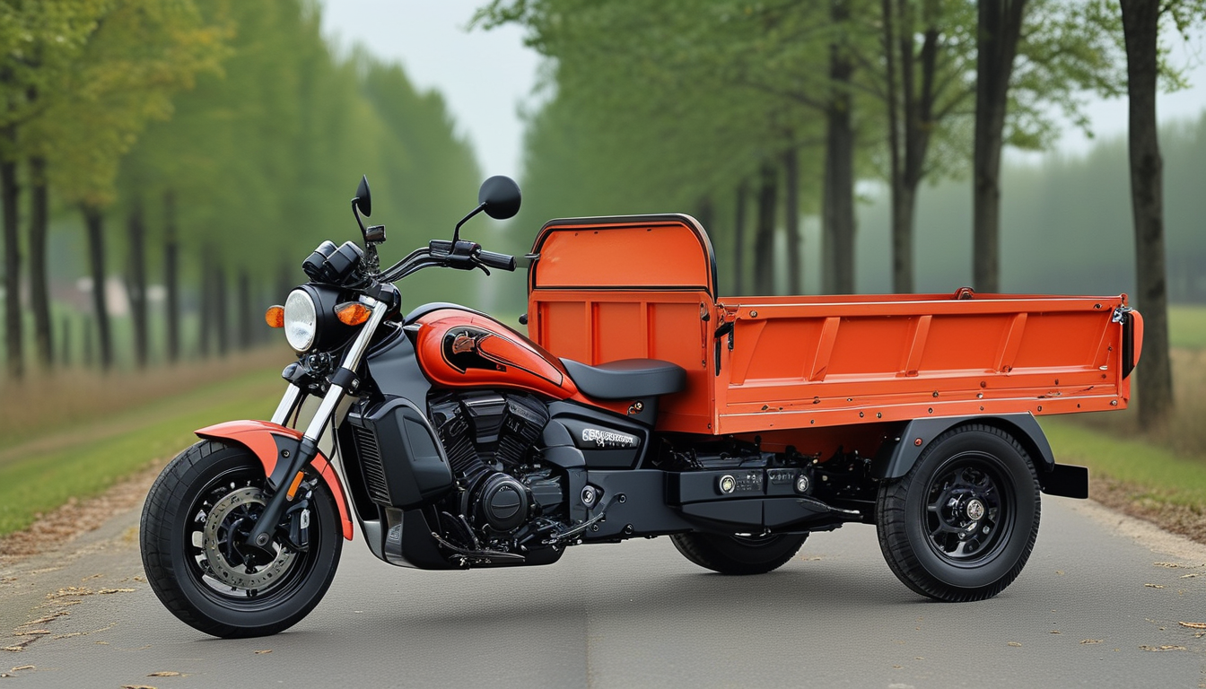 3 Wheel Motorcycle Cargo For Rural Transportation