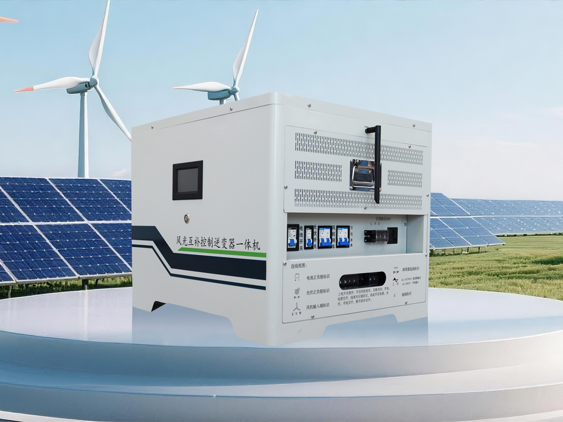 Jiangsu Dahui Electronics’ newly released wind and solar complementary control high-frequency inverter all-in-one machine