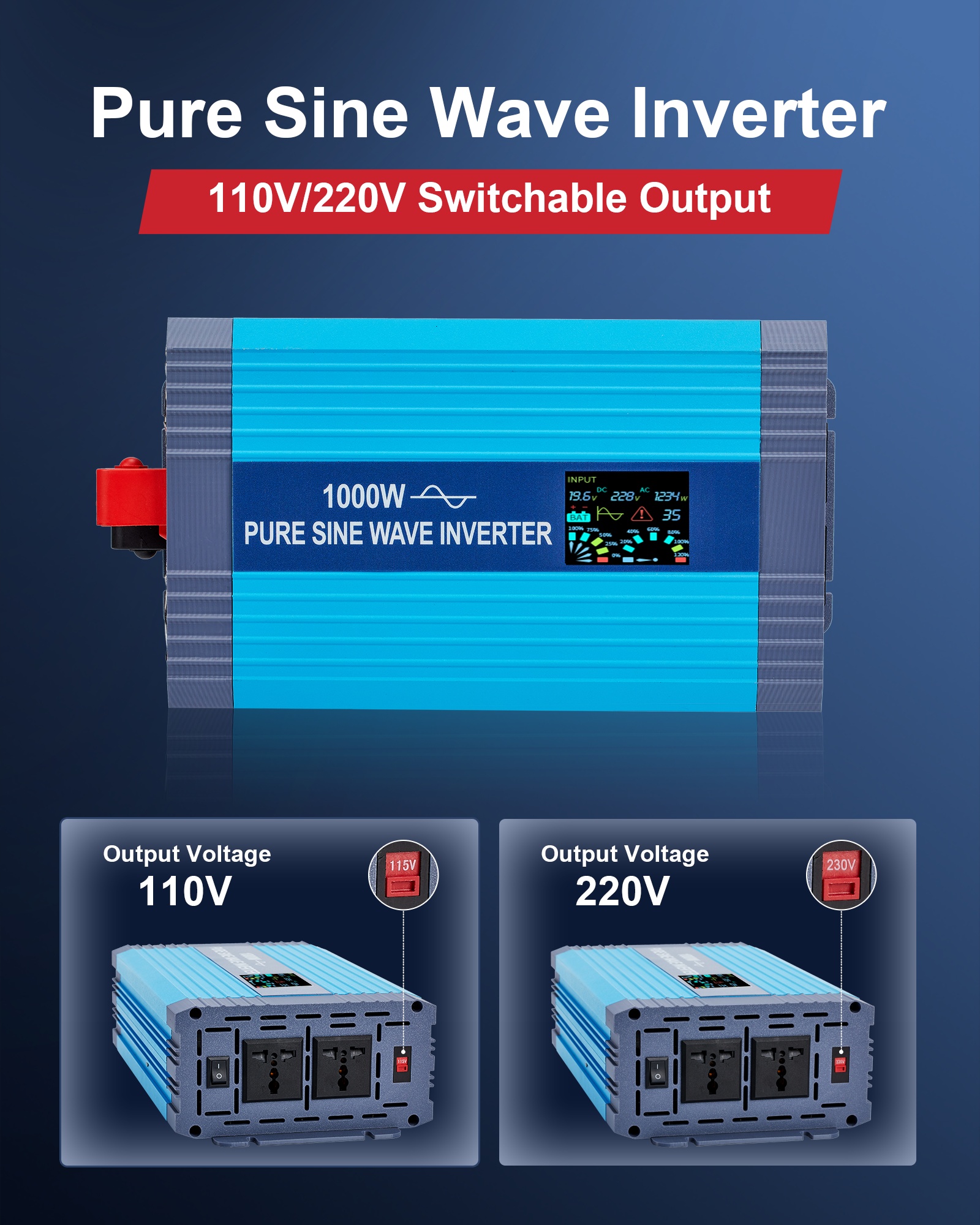 DH-NZS Series Dual Output High-Frequency Inverter