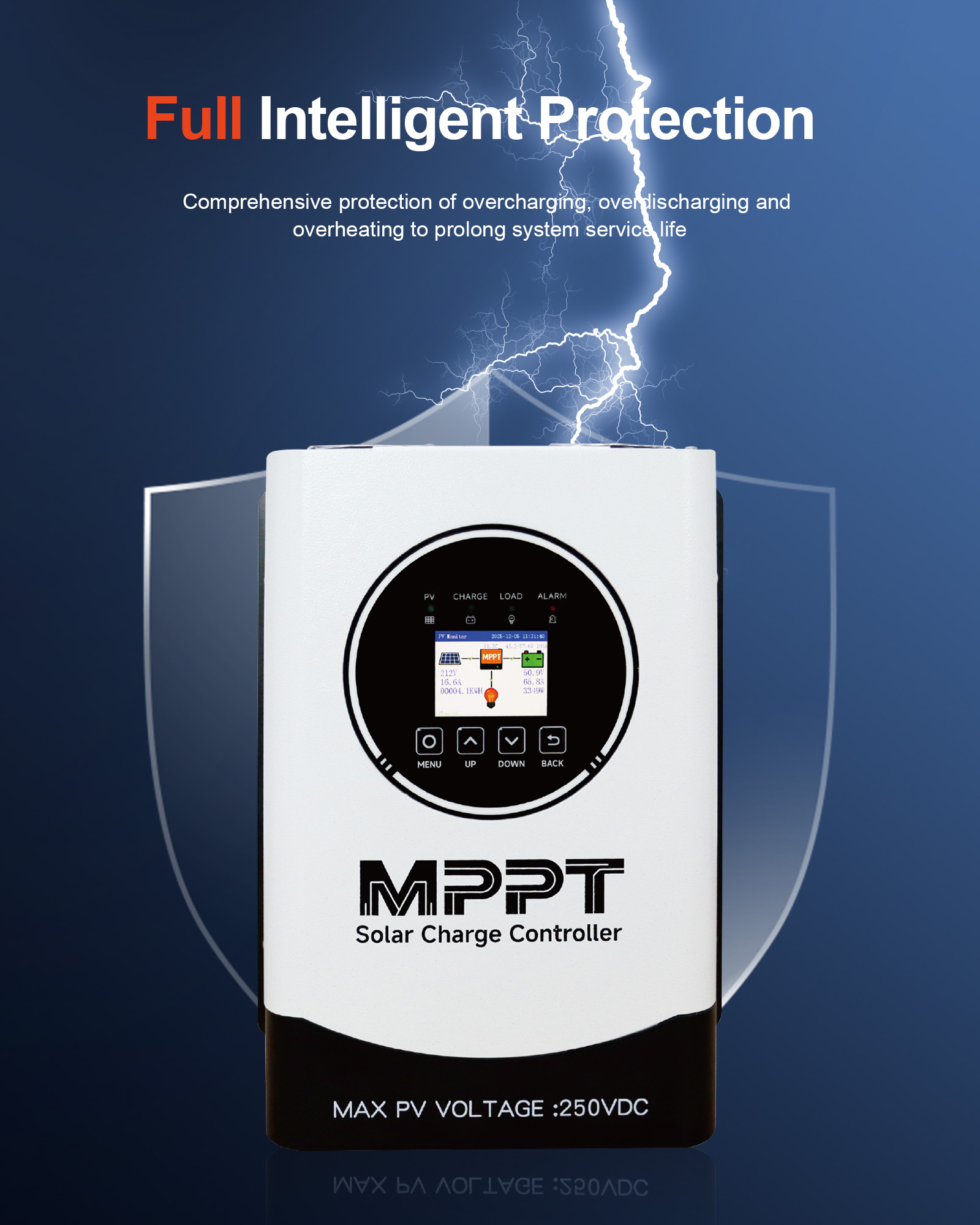 MPPT Solar Charge Controller, Model: DH-SC-02