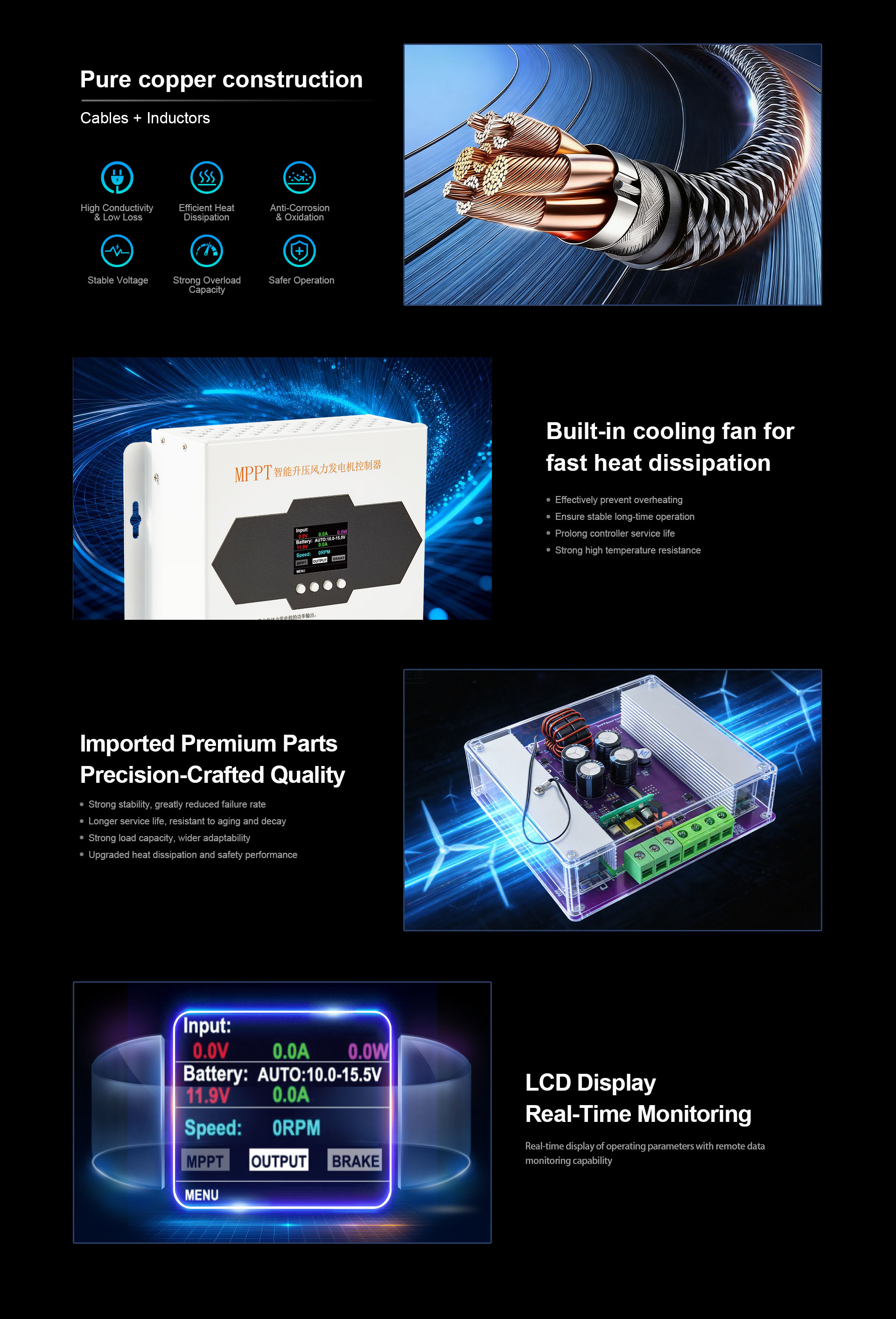 MPPT Wind Turbine Controller detail 03