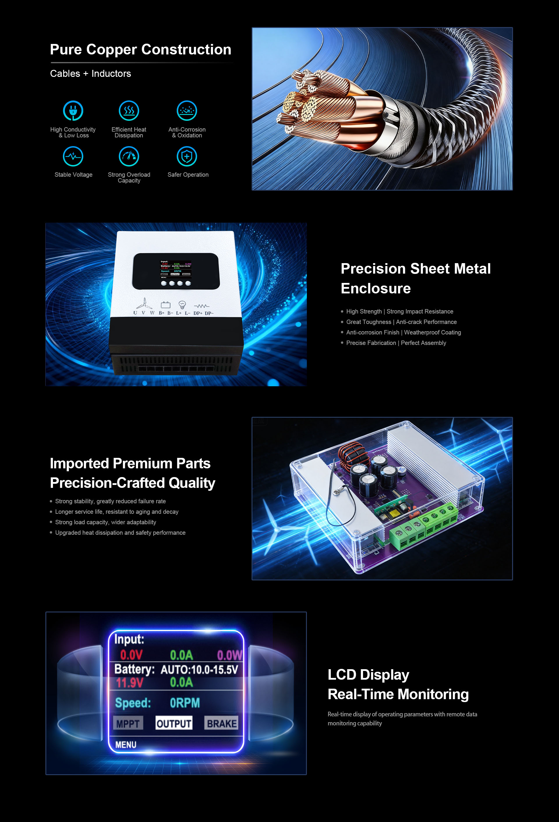 MPPT Wind Turbine Controller Detail 03