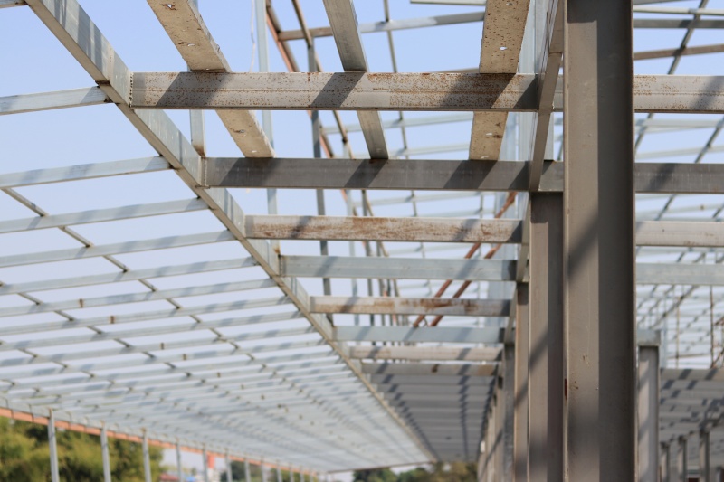 Poulailler à structure métallique aux Philippines