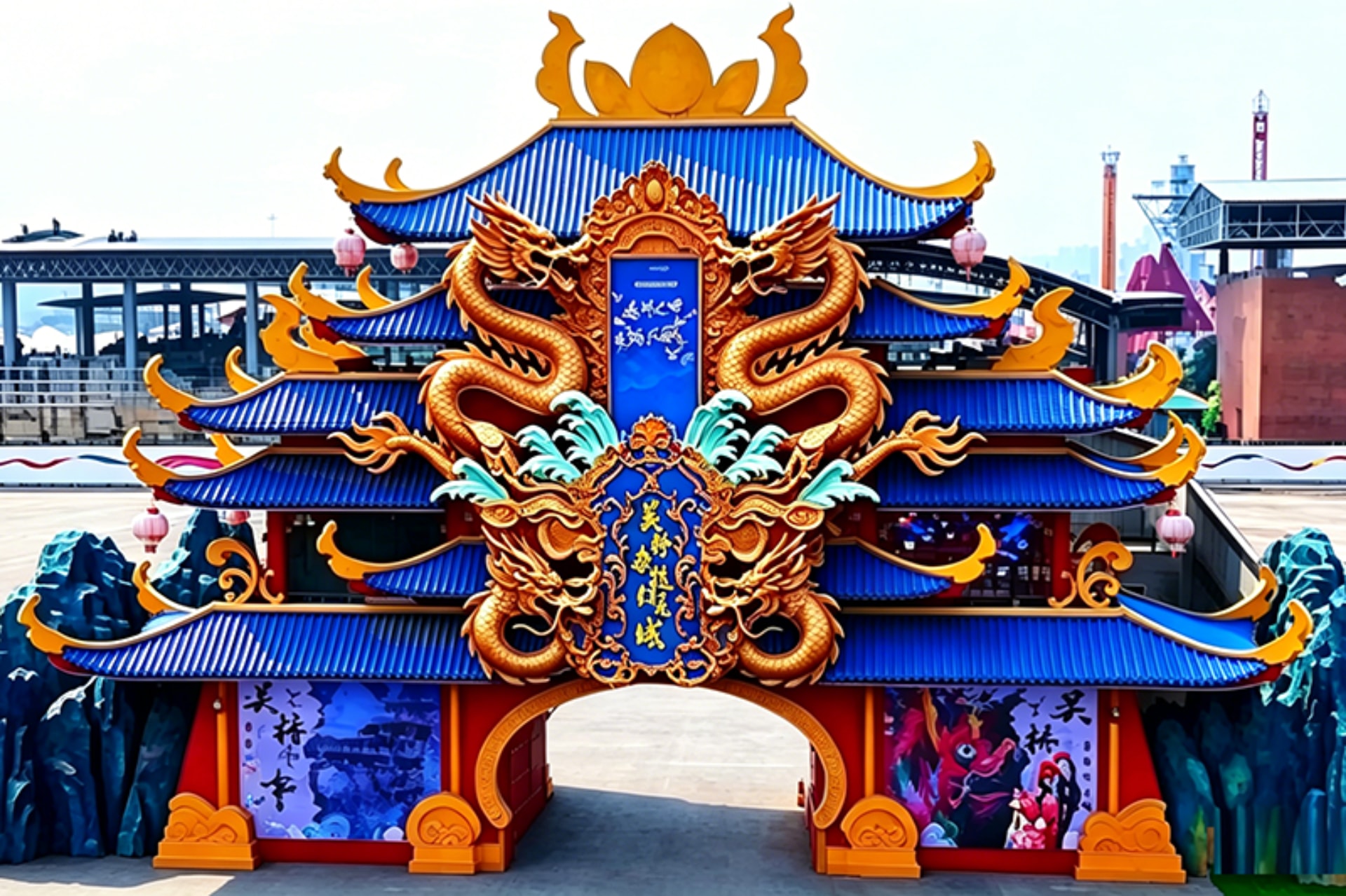 Projet de parc de joie acrobatique de Wuqiao