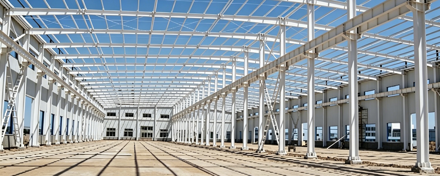 Schnellmontage-Fertigteil-Metallgebäude, Stahlrahmenkonstruktionen, Lagerhalle, Produktbeschreibung (1)